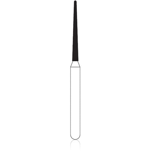 NTI Diamond Bur, FG, Round End Taper, #F850-010, 1.0 mm, Fine, Red, 5/Pk thumbnail 6
