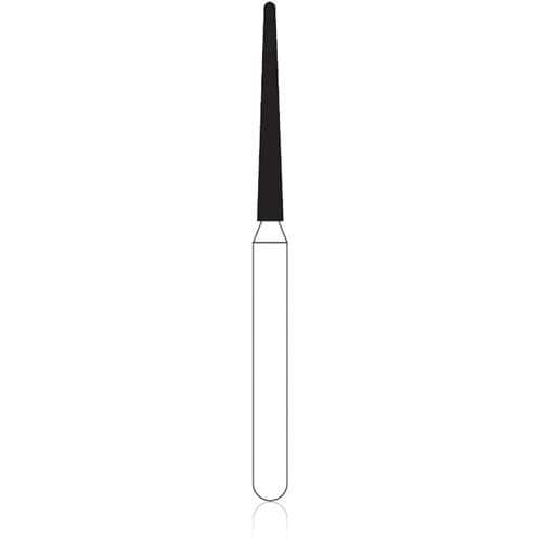 NTI Diamond Bur, FG, Round End Taper, #F850-012, 1.2 mm, Fine, Red, 5/Pk, F850-012 thumbnail 6