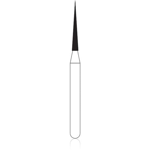 NTI Diamond Bur, Friction Grip (FG), Needle, #858-010, Fine Grit, Red, 1.0 mm, 5/Pk, F858-010 thumbnail 10
