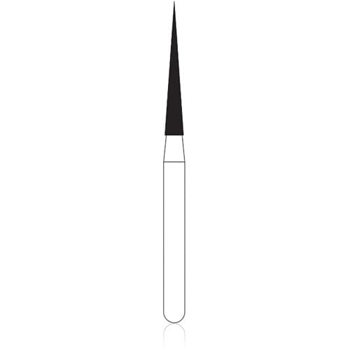 NTI Gold Pack FG Diamond Bur, Needle, Fine, #859-014, 1.4 mm x 10.0 mm, 50/Pkg, F859-014G thumbnail 5