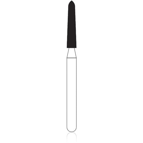 NTI Friction Grip Diamond Bur, Fine Grit, Curettage, #878K-016, 1.6 mm Head Diameter, 8.0 mm Head Length, 5/Pkg, F878K-016 thumbnail 5