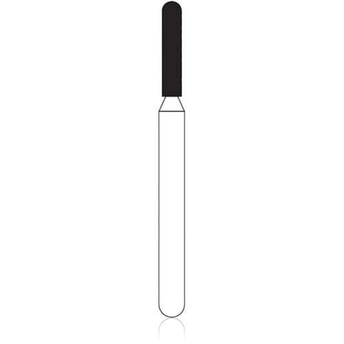 NTI Diamond Bur, Fine, Round End Cylinder, Friction Grip (FG), #880-012 / F880-012, 1.2 mm Diameter, 6.0 mm Length, 5/Pk thumbnail 4