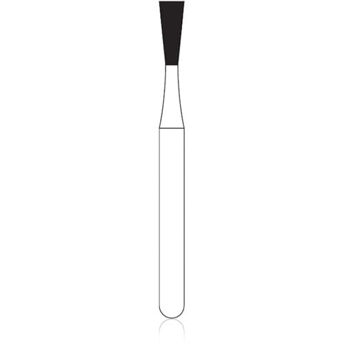 NTI HP Diamond Bur, Medium Grit, Long Inverted Cone, #807-016, 1.6 mm Diameter, 4.0 mm Length, Gray, M807-016HP thumbnail 3