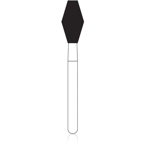 NTI® FG Diamond Bur, Medium Grit, Barrel, Bevel End, #811-037 (M811-037), 3.7 mm Diameter, 7.0 mm Length, Gray, 5/Pkg thumbnail 3