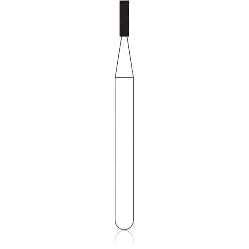 NTI FG Diamond Bur, Medium Grit, Flat End Cylinder, #835-008 (M835-008), 0.8 mm Diameter, 3.0 mm Length, 5/Pk thumbnail 4