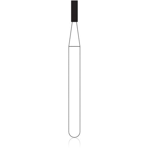 NTI Diamond Bur, FG, Medium Grit, Flat End Cylinder, #835-009 (M835-009), 0.9 mm Diameter, 3.0 mm Length, 5/Pk thumbnail 4