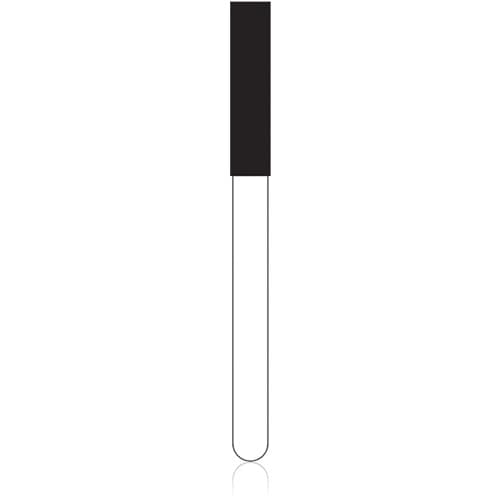 NTI HP Diamond Bur, Medium Grit, Flat End Cylinder, #837-018, 1.8 mm Diameter, 8.0 mm Head Length, Gray, M837-018HP thumbnail 4