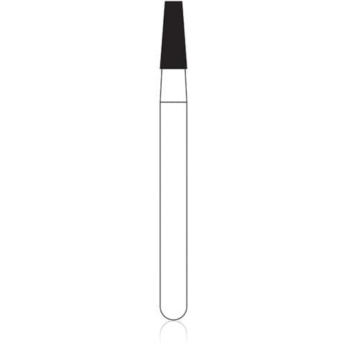 NTI Diamond Bur, Flat End Taper, Medium Grit, Friction Grip (FG), #845-016, 1.6 mm Head Diameter, 4.0 mm Head Length, 5/Pkg, M845-016 thumbnail 5