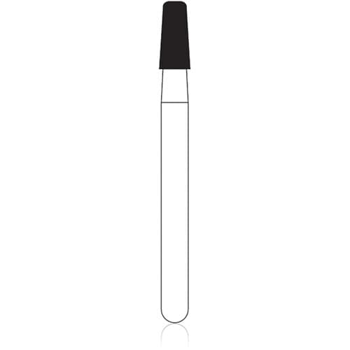 NTI Diamond Bur, FG, Taper Modified Shoulder, #M845KR-018, 1.8 mm, Medium Grit, Gray, 5/Pk thumbnail 6
