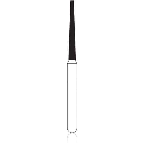 NTI FG Diamond Bur, Medium Grit, Flat End Taper, #848-012 / M848-012, 1.2 mm Head Diameter, 10.0 mm Head Length, Friction Grip, 5/Pk thumbnail 4
