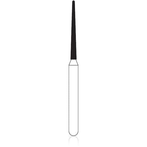 NTI Diamond Bur, FG, Taper Round End, # M850, 1.0 mm, Medium Grit, Gray, 5/Pk, M850-010 thumbnail 5