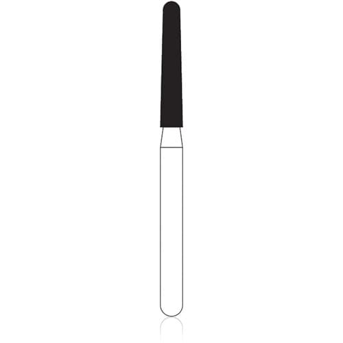 NTI Diamond Bur, FG, Long Round End Taper, #856L-016, 1.6 mm, Medium, 5/Pk, M856L-016 thumbnail 9
