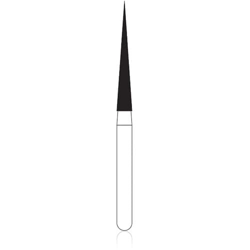 NTI FG Diamond Bur, Medium Grit, Long Needle #859L-016, 1.6 mm Diameter, 11.5 mm Head Length, Friction Grip, 5/Pk thumbnail 4