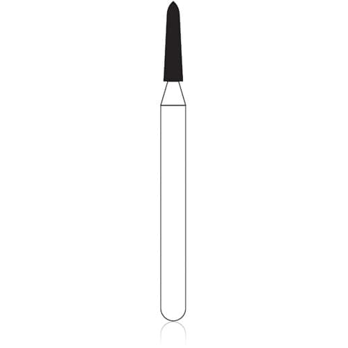 NTI Diamond Bur, FG, Curettage, #M876K-012, 1.2 mm, Medium Grit, Gray, 5/Pk thumbnail 5