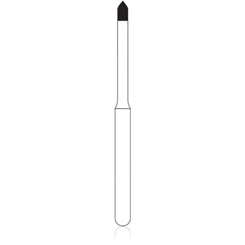 NTI FG Diamond Bur, Medium Grit, Beveled Cylinder, #877-009 / M877-009, 0.9 mm Diameter, 6.0 mm Length, 5/Pk thumbnail 4