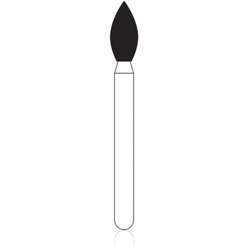 NTI Diamond Bur, FG, Round, #801, 2.3 mm, Super Coarse, Black, 5/Pk, SC801-023 thumbnail 5