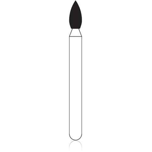 NTI FG Diamond Bur, Super Coarse, Round End Taper, #855-016, 1.6 mm Head Diameter, 6.0 mm Head Length, Friction Grip, 5/Pk, SC855-016 thumbnail 4