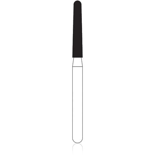 NTI FG Diamond Bur, Super Coarse, Long Round End Taper, #856L-016, 1.6 mm Head Diameter, 9.0 mm Head Length, Friction Grip, 5/Pkg, SC856L-016 thumbnail 5