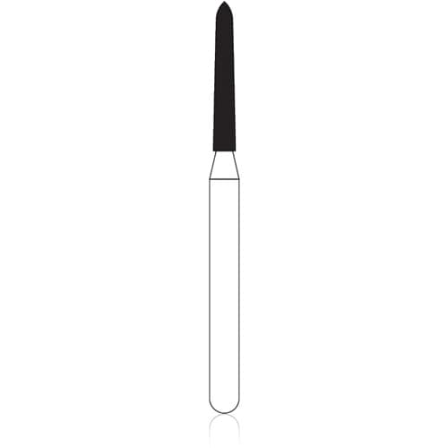 NTI Diamond Bur, FG, Curettage, #SC878K-012, 1.2 mm, Super Coarse, Black, 5/Pk, SC878K-012 thumbnail 5