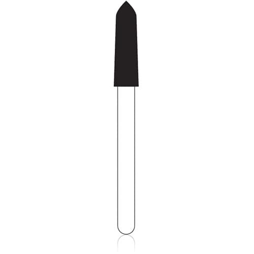 NTI® FG Diamond Bur, Super Coarse, Curettage, Cone Bevel End, #879K-023, 2.3 mm Diameter, 10.0 mm Length, Black Ring, 5/Pkg thumbnail 4