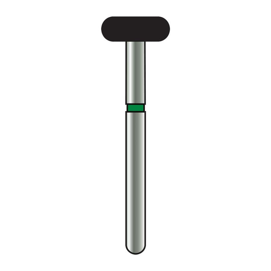 Alpen x1 Single-Use Diamond Bur, FG, #909-042C, Round Wheel, Coarse, Green, 4.2 mm, 25/Pk, X909C042 thumbnail 11