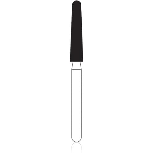 Zir-CUT™ Diamond Bur, HP, Round End Taper, #Z856-023, 2.3 mm Diameter, 10.0 mm Length, Blue, 1/Pkg thumbnail 3
