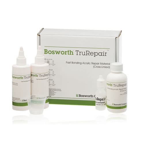 TruRepair Fast Bonding Acrylic Repair Material, Standard Kit, Pink & Veined Powder, 3 oz Each + 4 oz Liquid, 092160 thumbnail 5