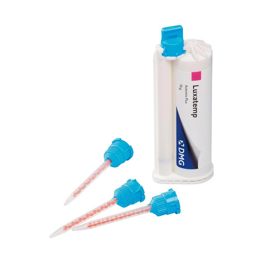 Luxatemp Automix Plus Bleach (Light) Refill, Bis-Acryl Temporary Crown & Bridge Material, 76 g Cartridge with 15 Automix Tips, 110368 thumbnail 6