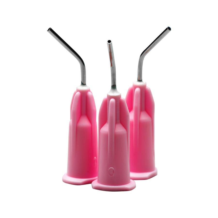 Pulpdent Pre-Bent Applicator Tips, 20 Gauge x 1/2", Pink, 100/Pkg, 20L100 thumbnail 9