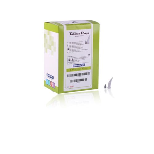 Centrix AccuDose C-R Tubes and Plugs, Medium Viscosity, Separate Clear Tube with Grey Plug, 500/Pk, 210003 thumbnail 8