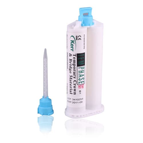 Temphase Temporary Crown & Bridge Material, Fast Set, A2, 72 g Cartridge Refill with 12 Mix Tips, 28655 thumbnail 10