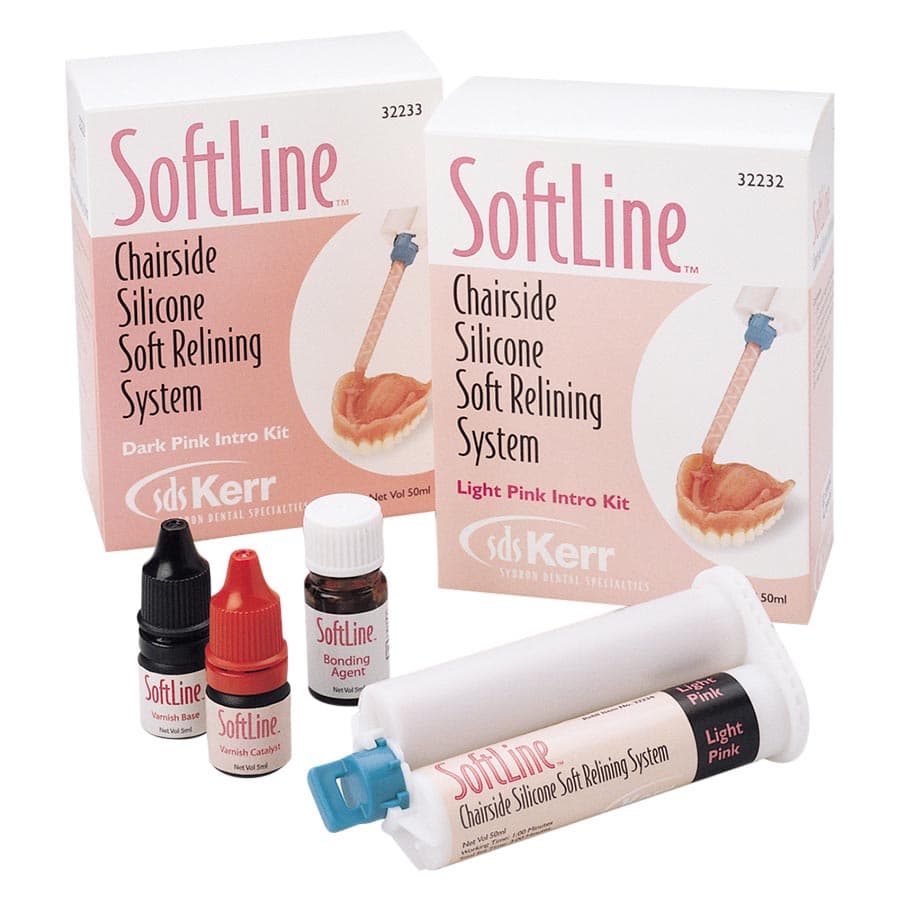 SoftLine Silicone Soft Relining Material, Intro Kit, Light Pink, 50 ml Cartridge, 32232 thumbnail 23