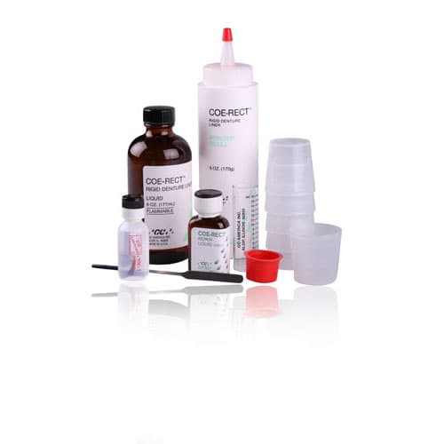 Coe-Rect Self-Curing Rigid Denture Reline & Repair Material, Professional Pack, 6 oz Powder, 6 oz Liquid, 14 mL Repair Liquid, 343001 thumbnail 12