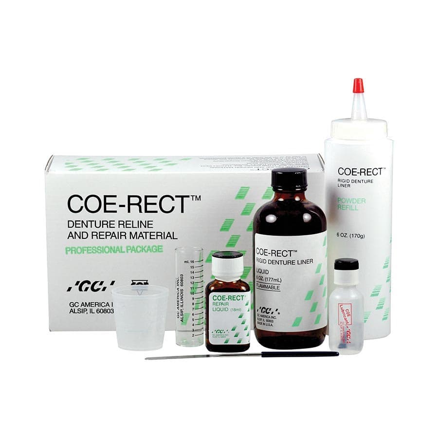 COE-RECT Self-Curing Hard Denture Reline & Repair Powder, 6 oz Bottle, 343002 thumbnail 6