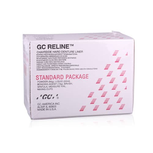 GC Reline Hard Denture Chairside Reline Material, Standard Package, 80 g Powder / 50 mL Liquid / 15 g Bonding Agent, 346001 thumbnail 17