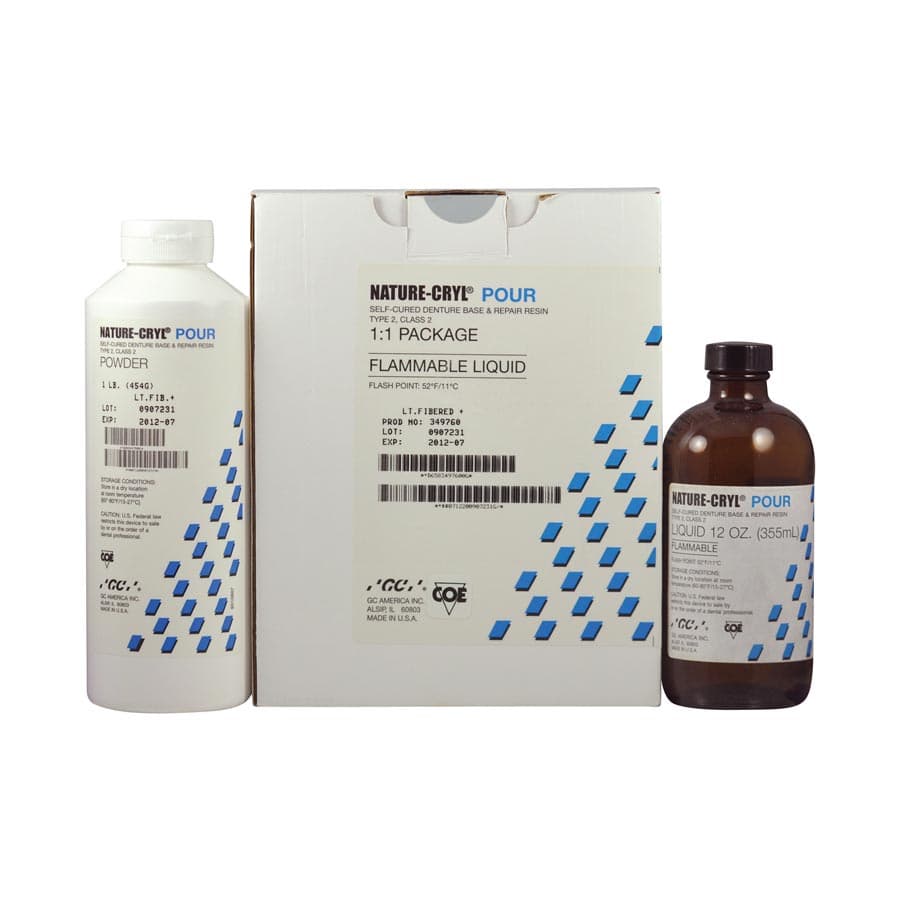 Nature-Cryl Pour 1:1 Package, COE-LOR Moderate, 1 lb Powder + 300 mL Liquid, 349834 thumbnail 5