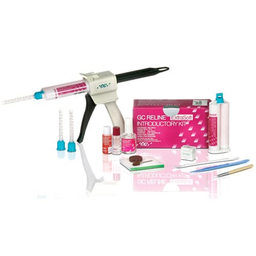 GC Reline II Extra Soft Intro Kit, VPS Soft Denture Reline Material, 48 mL Cartridge, 010261 thumbnail 10