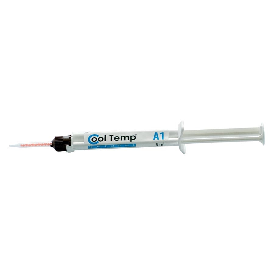 Cool Temp Natural A3.5 Automix Temporary Crown & Bridge Material, 5 mL Syringe Refill, 2 Syringes with Mixing Tips, 5825 thumbnail 4