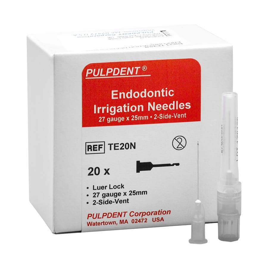 TempCanal Enhanced Endodontic Irrigation Needles, 27 Gauge x 1 in, 2-Side-Vent, Luer Lock, 100/Pk, TE100N thumbnail 2
