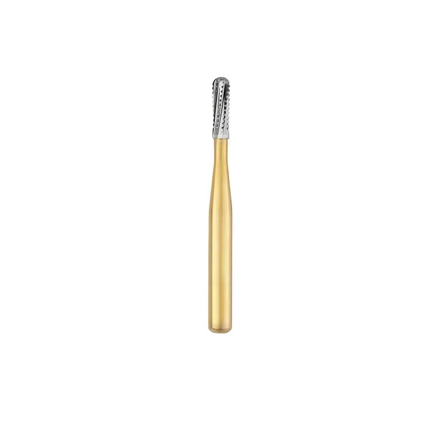 Great White Gold Series Carbide Bur, FGSS, Straight Fissure Round End Cross Cut, # GW2S, 1.2 mm Head, 100/Pk, 13096 thumbnail 5