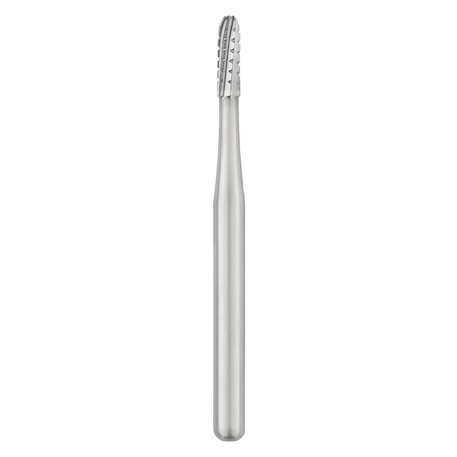 SS White #1558 FGSS Short Shank Straight Fissure Round End Crosscut Carbide Bur, 10/Pk thumbnail 5