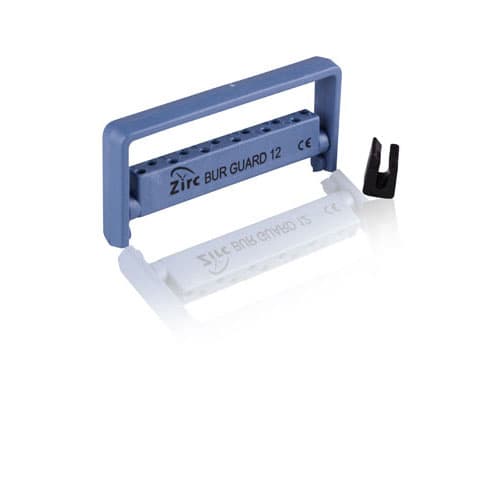 Zirc Steri-Bur Guard 12-Hole Bur Holder, Blue, 50Z406B thumbnail 12