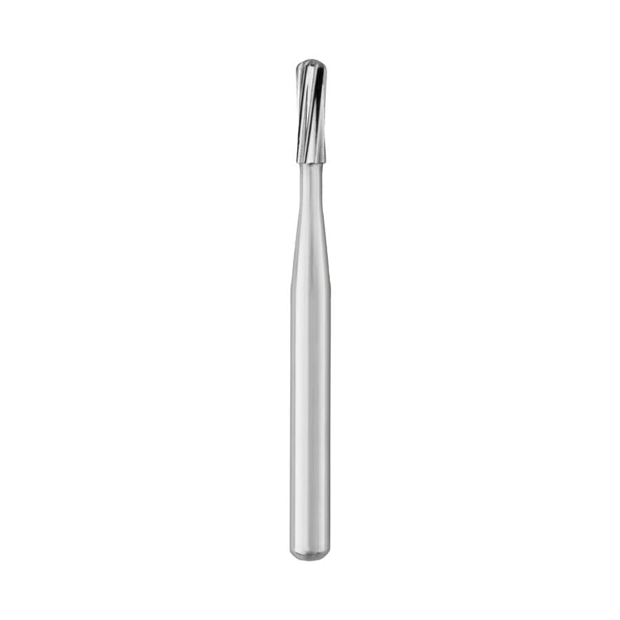 SS White #1158 Straight Fissure Round End Carbide Bur, Plain, Friction Grip (FG), Short Shank, 1.2 mm Head Diameter, 3.8 mm Head Length, 10/Pkg thumbnail 4