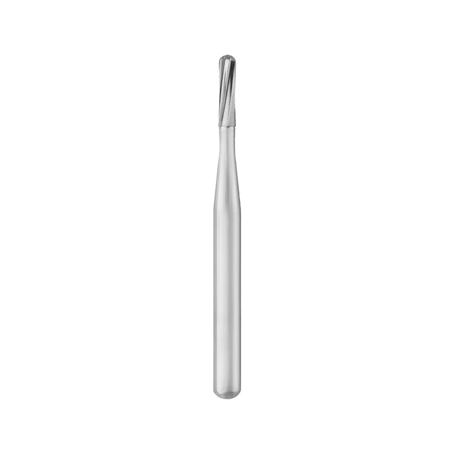 SS White #1157 FGSS Straight Fissure Round End Plain Carbide Bur, Short Shank, 1.0 mm Diameter, 3.8 mm Length, 10/Pk thumbnail 5