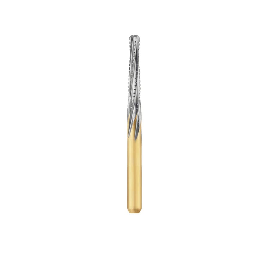 Great White Ultra Carbide Bur, Round End Taper, FGSS, #856-016, 1.6 mm Diameter, 8.0 mm Head Length, 5/Pkg thumbnail 4