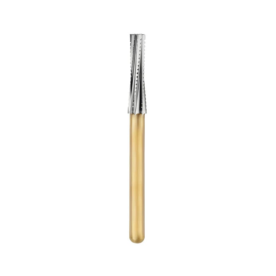 Great White Ultra Carbide Bur, FG, Flat End Taper, #GWU 847-020, 2 mm Diameter, 8 mm Length, 5/Pkg thumbnail 5