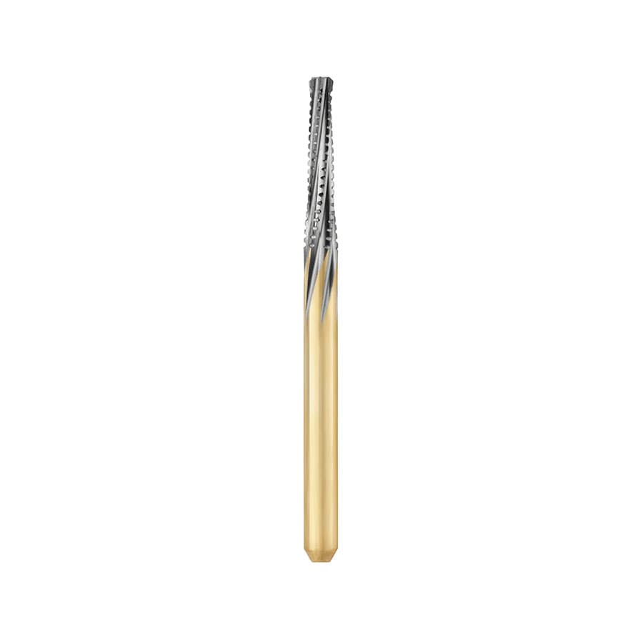 Great White Ultra Carbide Bur, FG, Flat End Taper, #GWU 847-016, 1.6 mm Diameter, 8 mm Length, 5/Pkg thumbnail 6