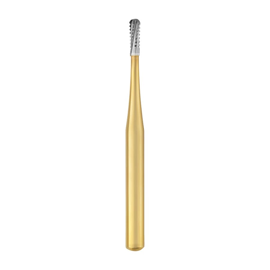 Great White Gold Series Carbide Bur, FG, Pear, #GW245, 0.9 mm Head Diameter, 2.8 mm Head Length, 10/Pk, 18212 thumbnail 6