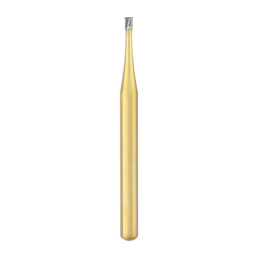 Great White® Gold Series Carbide Bur, FG, Inverted Cone, #GW34, 0.8 mm Head Diameter, 0.5 mm Head Length, 10/Pkg thumbnail 4