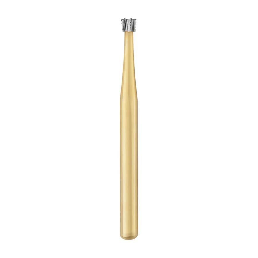 Great White Gold Series Carbide Bur, FG, Inverted Cone, #GW37, 10/Pk, 18216 thumbnail 6